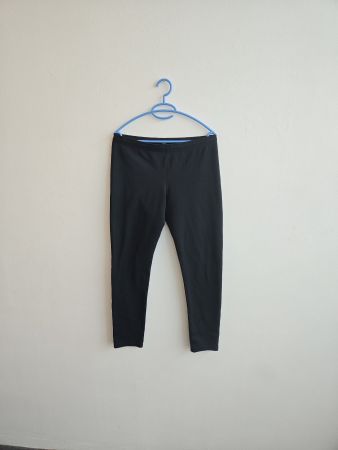 Schwarze Thermal-Leggings Solo M