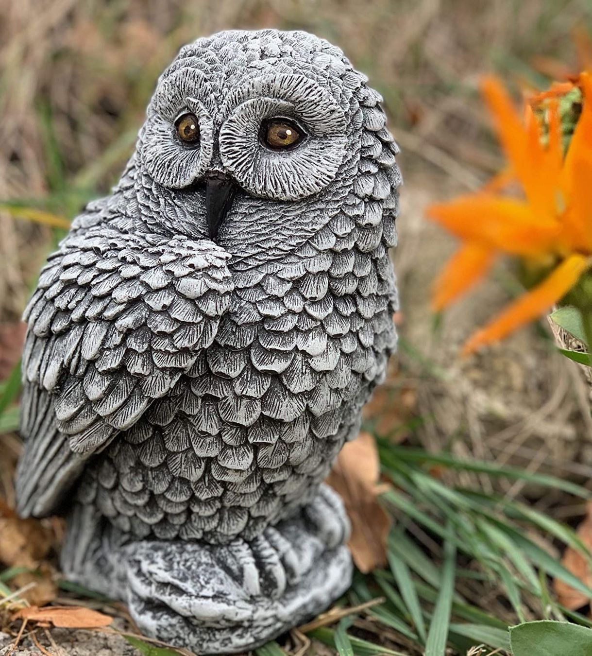Skulpturen & Statuen: Eule Gartenfigur Gartenskulptur Steinfigur Steinskulptur – Neu (gemäss Beschreibung) aus Lopagno von CLep 2