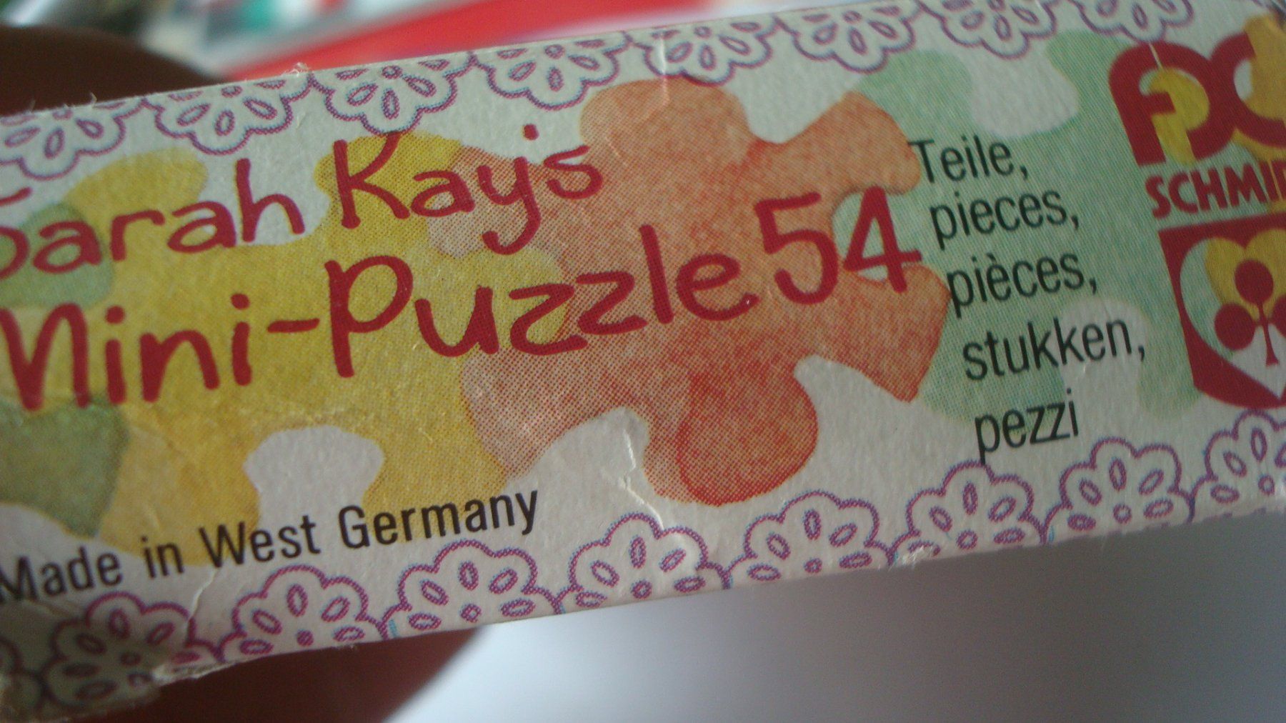 Puzzle: Sarah Kay's Mini-Puzzle 54 Teile – Usato da Münchenstein venduto da Pesci6 1