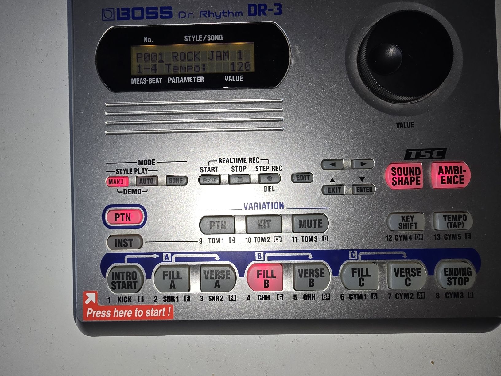 Boss Strumenti musicali: BOSS DR-3 DR. RHYTHM ....GEM. BILDER MIT NETZTEIL .... – Usato da Zürich venduto da Antiquedealer 3