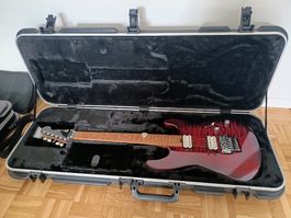 Charvel Pro Mod Plus SD1Q HH FR Sangria E-Gitarre, Hardcase