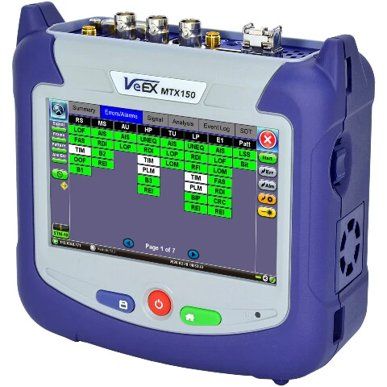Misurare: VeEX Ethernet und Datacom Tester MTX150-10G – Usato da Rotkreuz venduto da mesomatic