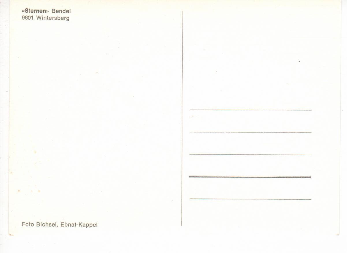 Cartoline postali: Sternen Bendel - Wintersberg – Usato da Wolhusen venduto da Curver9 1
