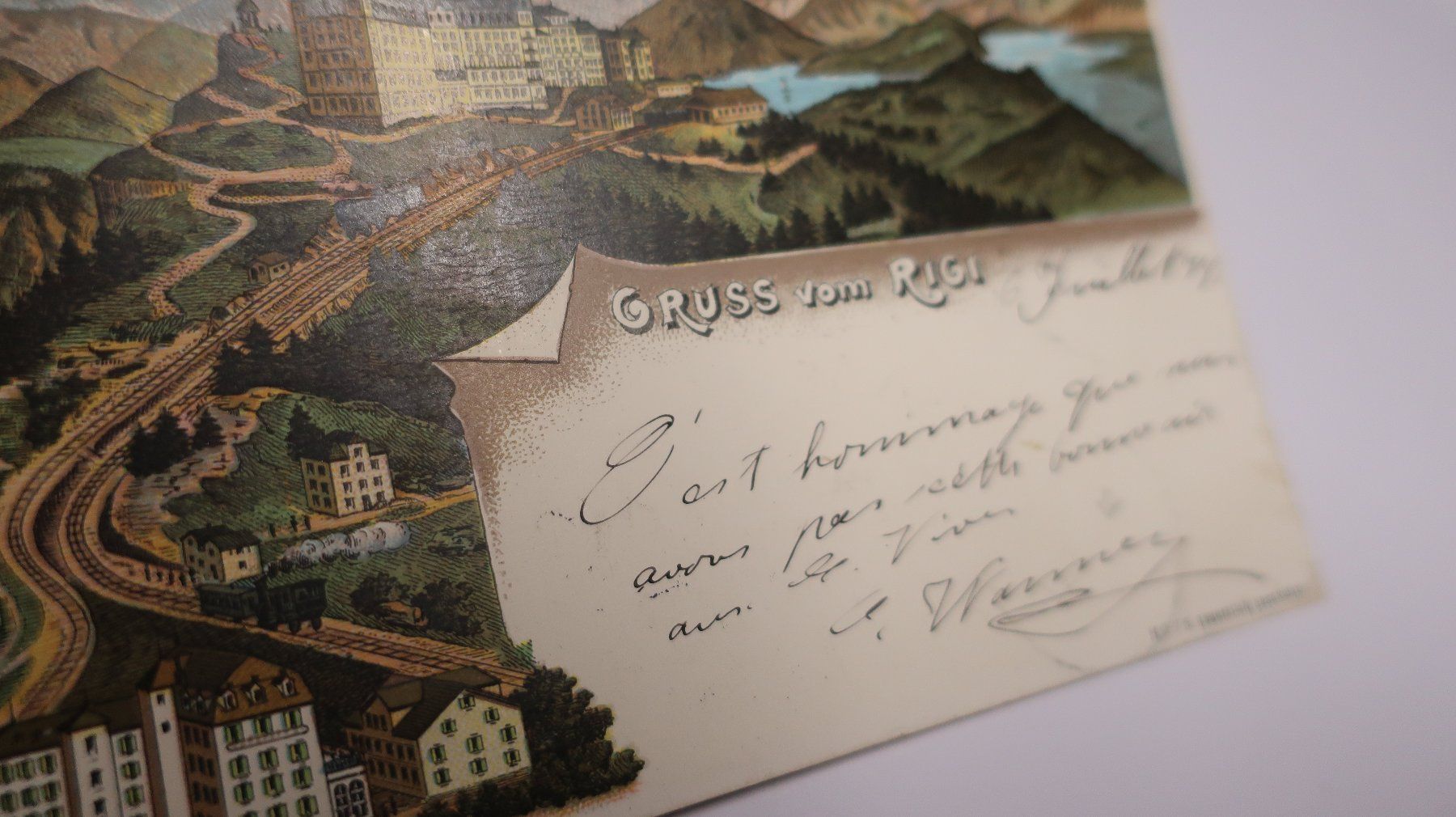 Cartoline postali: Gruss vom Rigi  1898 – Usato da Cormoret venduto da Pascalll2001 2