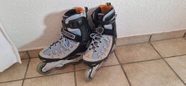 Inlineskates Rollerblade Core 1.3W grau schwarz gebraucht