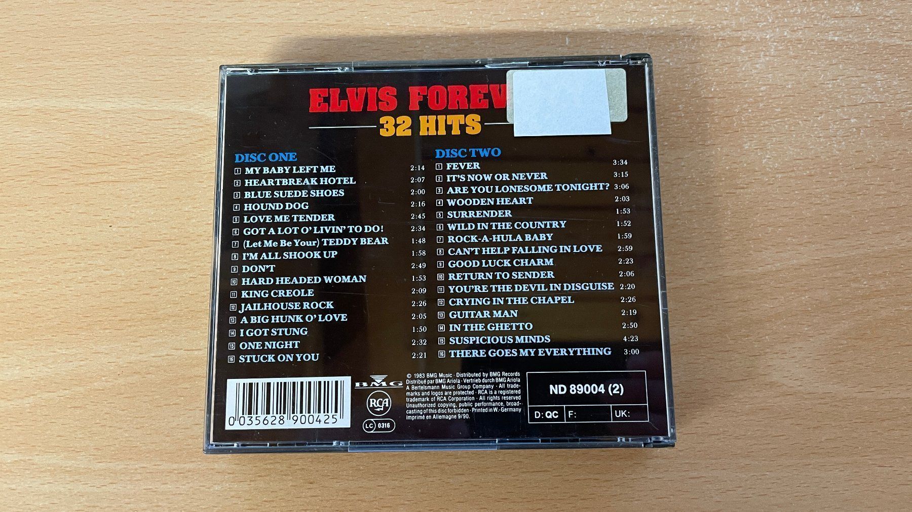 CD: Elvis Forever - 32 Hits - (2CDs) - ok – Usato da Glattfelden venduto da cybermaxx 1