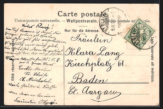 Cartoline postali: St. Blaise, Teilansicht über Häuserd – Usato da Berlin venduto da bartko-reher 1