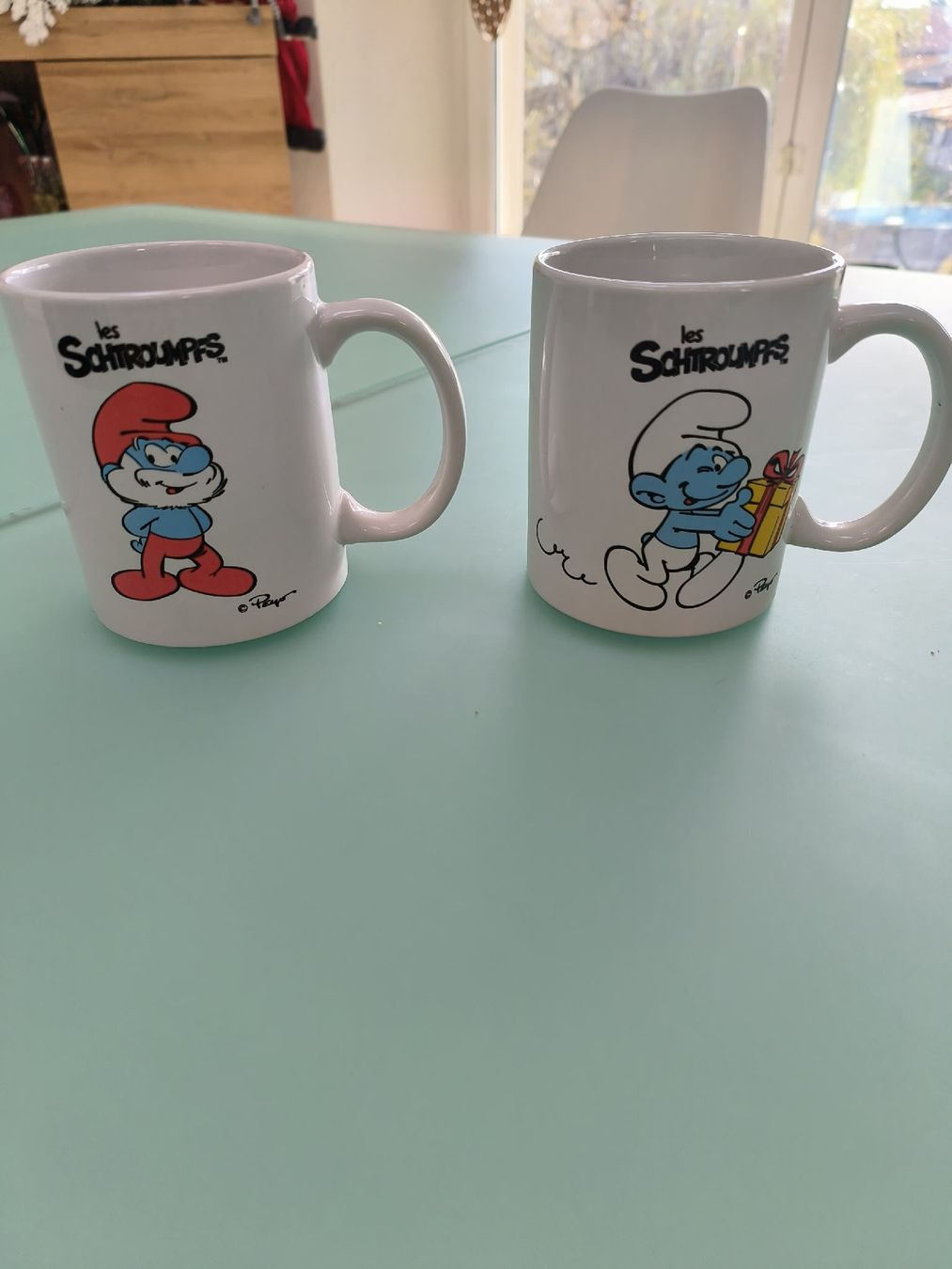 Figuren: Schtroumpfs schlumpf puffi tasses – Gebraucht aus Lignières von Sulyvan