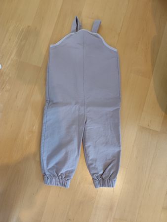 hessnatur Softshell Latzhose Gr 86/92 mauve
