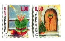 Briefmarken "Weihnachten". Bosnien und Herzegowina.