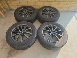 4 Winterkompletträder Mazda 225/65 R17, Firestone, Alufelgen