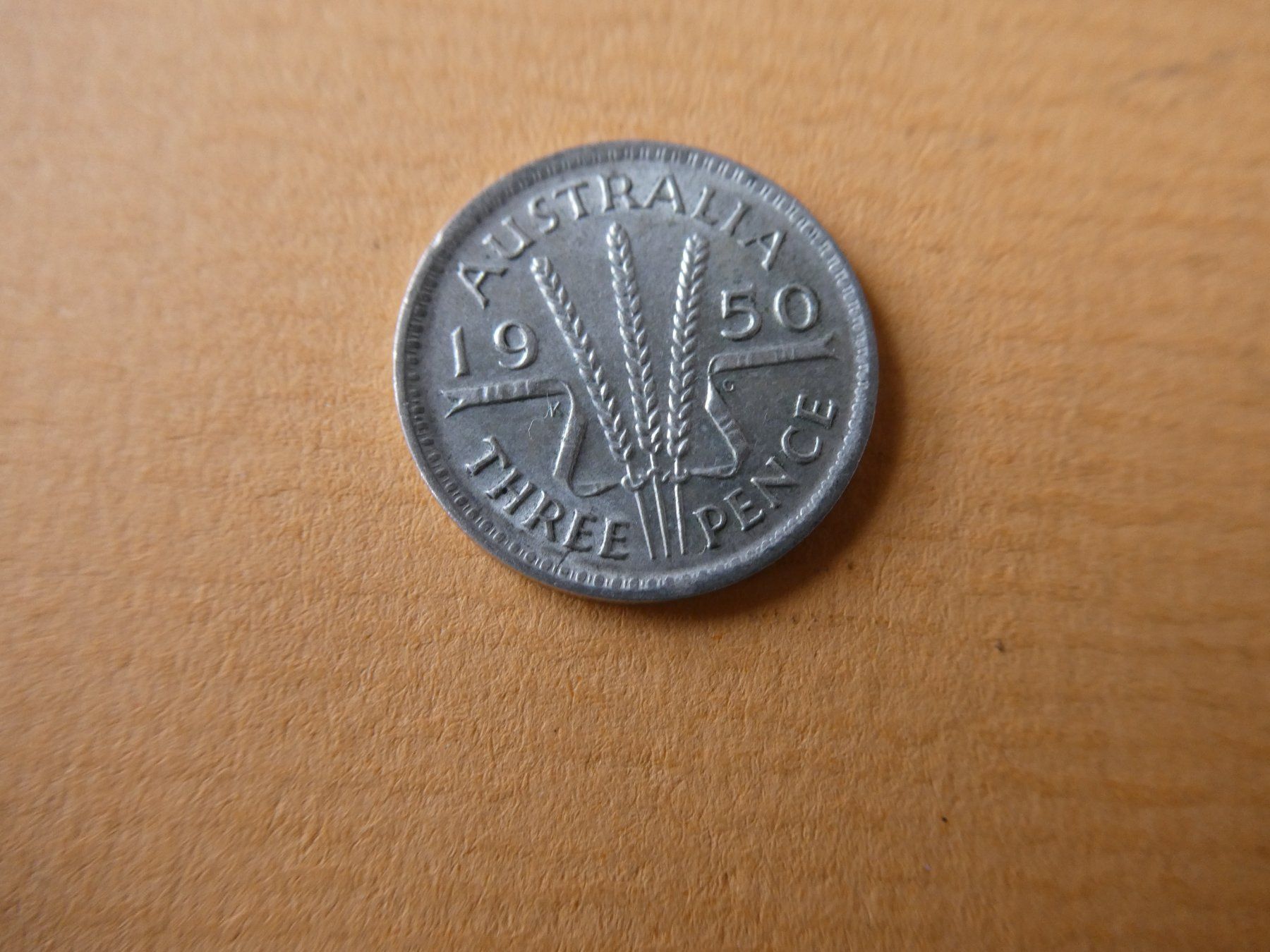 Toutes les monnaies: Australien 1950, 3 Pence   Silber – D'occasion à Hinterforst par Rohusri