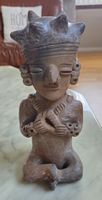 ​Valdivia Tonfigur Replik Ecuador - Antik-Stil Souvenir 24cm