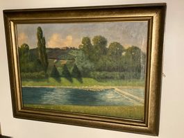 Johann Rudolf Jenny (1868-1938) Landschaftsgemälde signiert