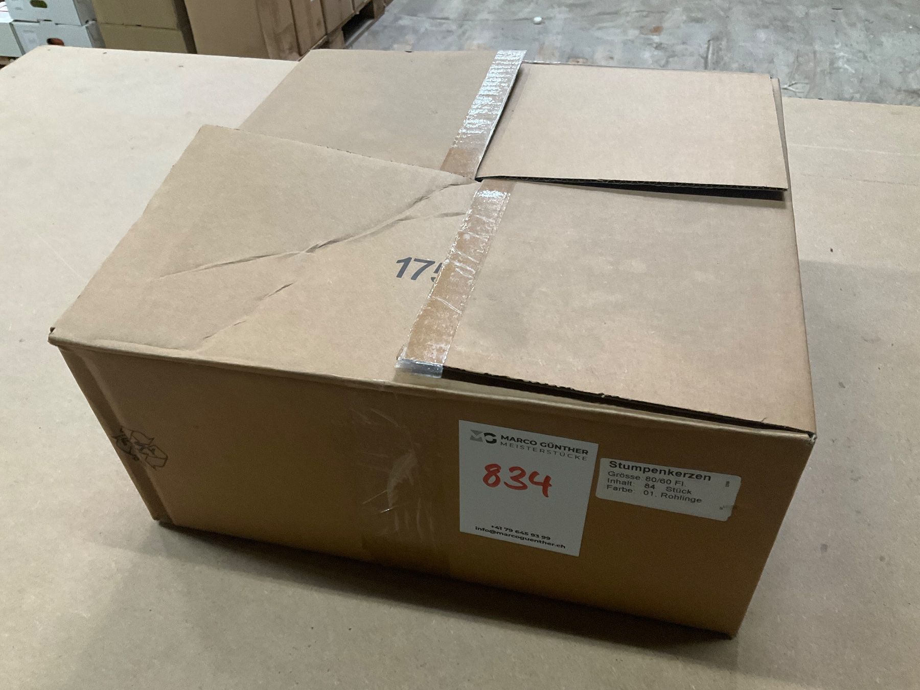 Candele: 834 Posten Kerzen Rohlinge aus Liquidation – Nuovo (secondo la descrizione) da Derendingen venduto da Meisterstuecke 2