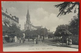 Vevey 1908  - Eglise catholique