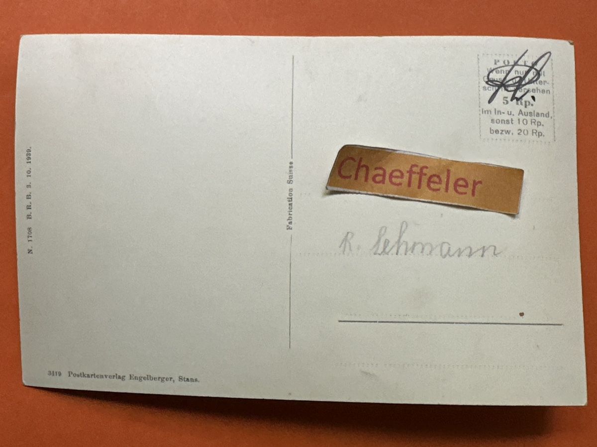 Cartoline postali: Seelisberg, Kirche. – Usato da Zürich venduto da Chaeffeler 1
