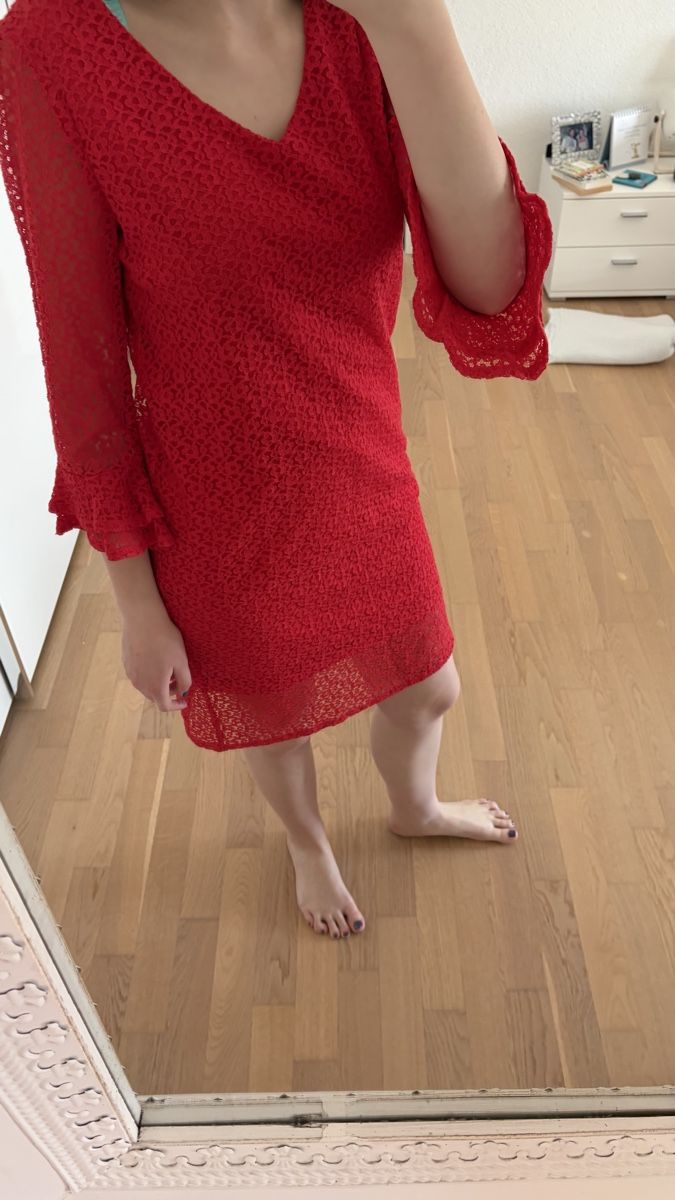 Vestiti: Sommerkleid rot Grösse 36 – Nuovo (secondo la descrizione) da Bonstetten venduto da Moma10 1