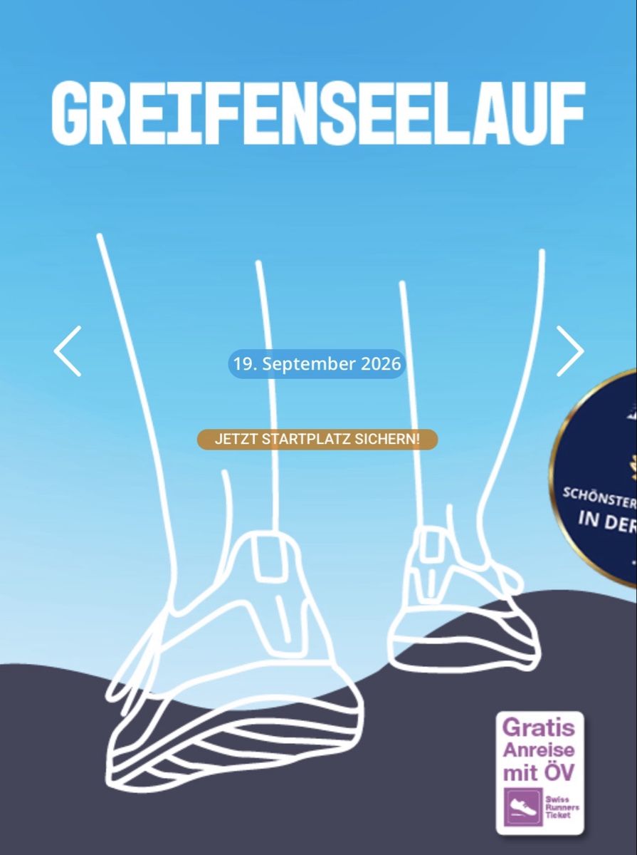 Billets: Greifenseelauf 26 Halbmarathon 21.1 Km – Neuf avec emballage d'origine à Zürich par faf_v2lr