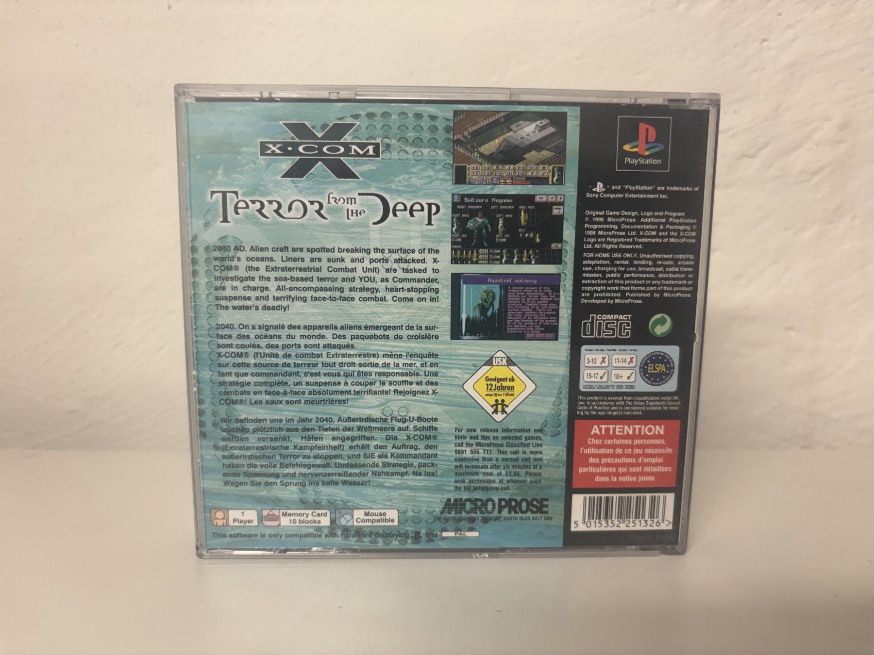 Spiele: X-Com Terror From the Deep I Playstation I PS1 – Gebraucht aus Rüti ZH von m_s_c8pw 2