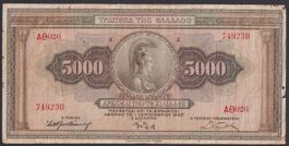 Griechenland 5000 Drachmai 1932