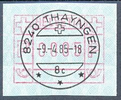 ATM 6III b Mischtyp Thayngen Wertstufe 0005 O Frühdatum