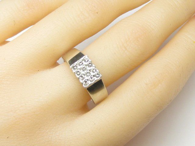 Anelli: Ring Silber 925 weisse Schmucksteine Gr. 58 – Usato da Ermatingen venduto da Decovin 3