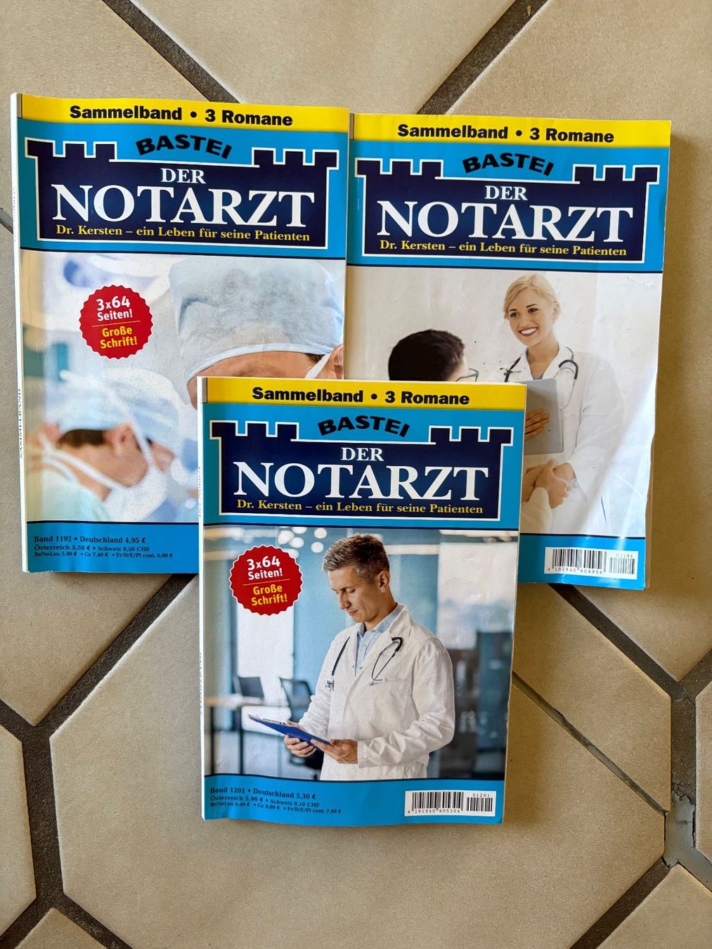 Libri: Arztromane, 3 Sammelbände "Der Notarzt" – Usato da Pfungen venduto da flyawayb747