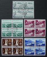 PP 1954, Viererblöcke B66-B70, Orts-Ersttag Kat: 200.-