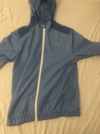 Veste Lacoste Sport légère et imperméable bleu, taille S