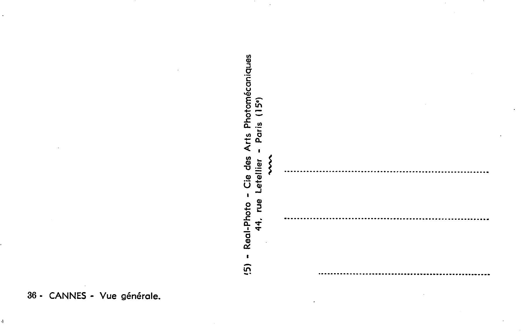 Ansichtskarten: 3x Cannes, La Cote d'Azur – Gebraucht aus Ottikon b.Kemptth. von Neptun1974 3