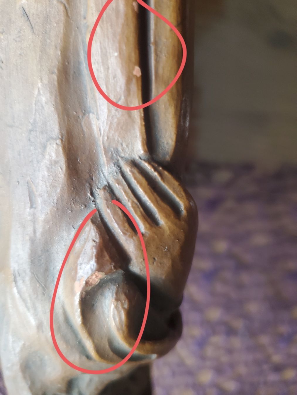 Figuren: Mantelmadonna aus Ton – Gebraucht aus Frauenfeld von BeneFull 7