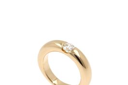 CARTIER Ellipse Brillant Solitär Ring 0.45ct Gr. 54 *S4545