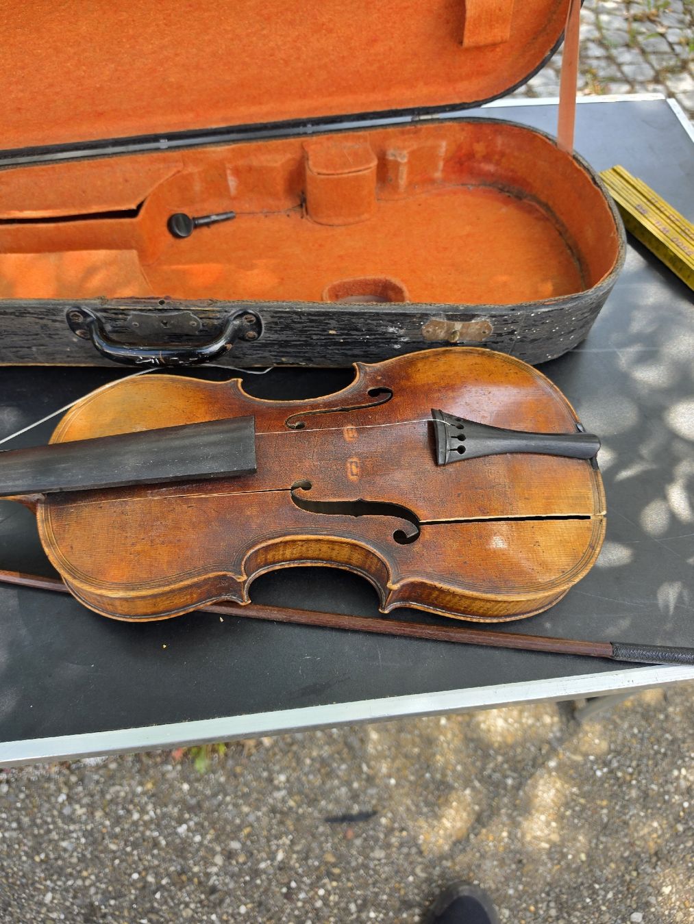 Strumenti musicali: Violin Viola Case Bow Set antique used 50cm length – Usato da Mettlen venduto da elios0888 9