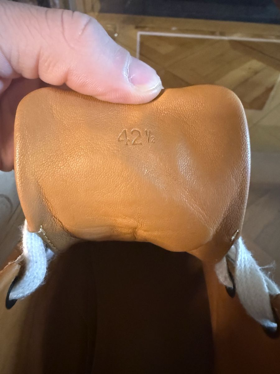 Hermès Scarpe da uomo: Vintage Hermes leather sneakers – Usato da Morges venduto da osc_klm9 5