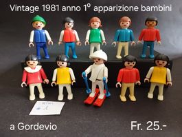 Playmobil vintage bambini, 1981, lotto #1