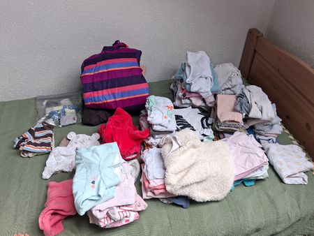 Ikea Tasche voller Babykleider grösse 62
