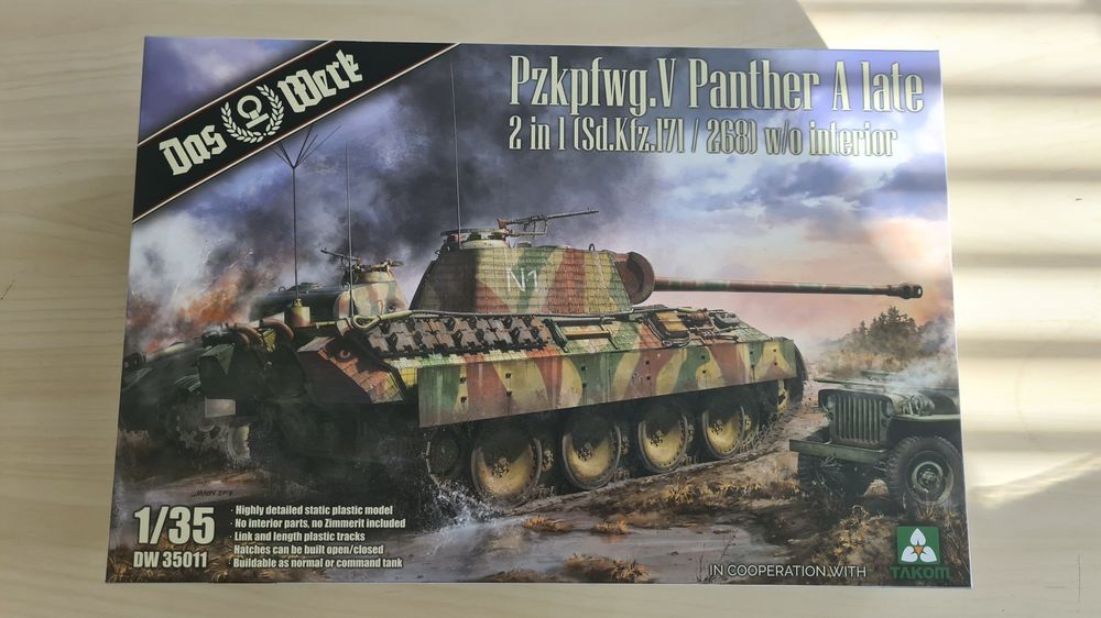 Maquette Panzer III J - Das Werk/Takom - 1/16 - 3 En 1 - Neuf