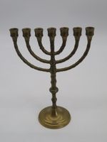 Menora Kerzenständer aus Messing