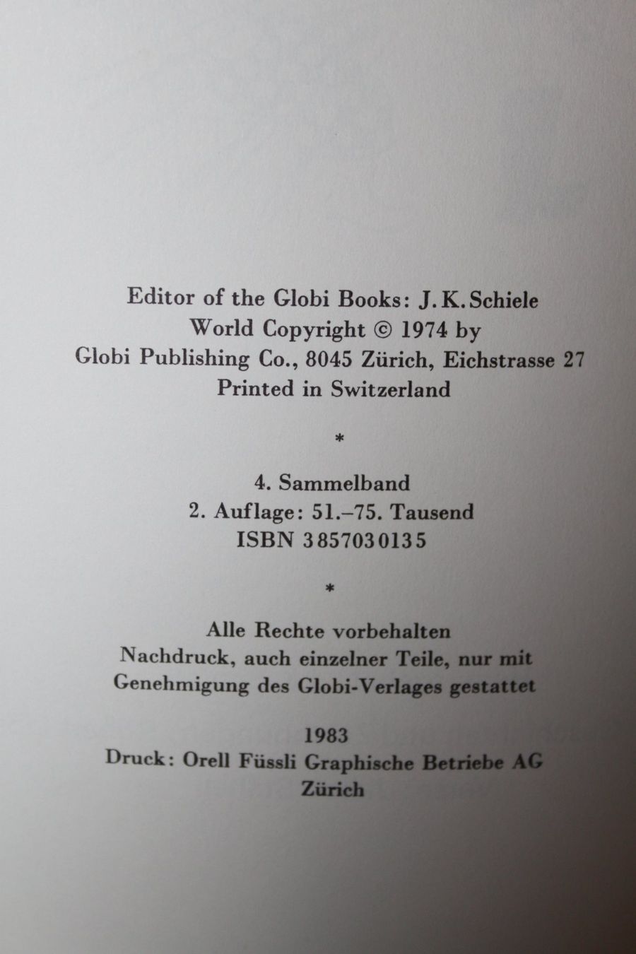 Libri: Die 100 lustigsten Globi Streiche - 2. Auflage 1983 – Usato da Domat-Ems venduto da Oiteli68 1