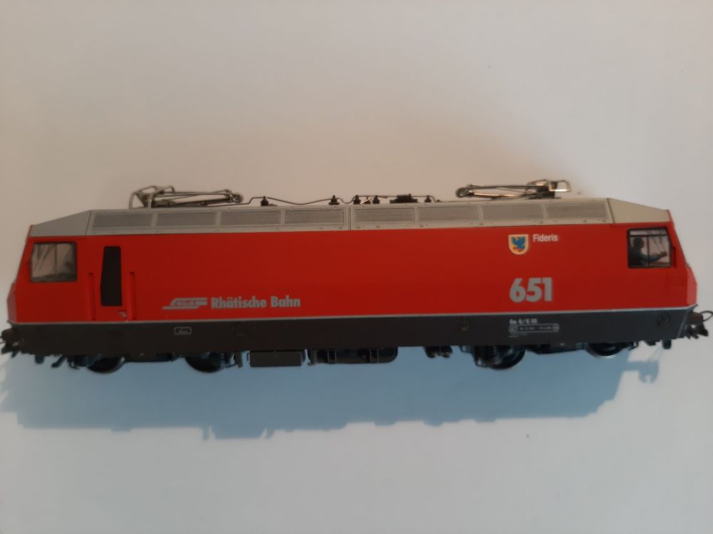 Bemo H0m 1259 161  RhB Ge 4/4 III 651 Fideris Digitalisiert 3