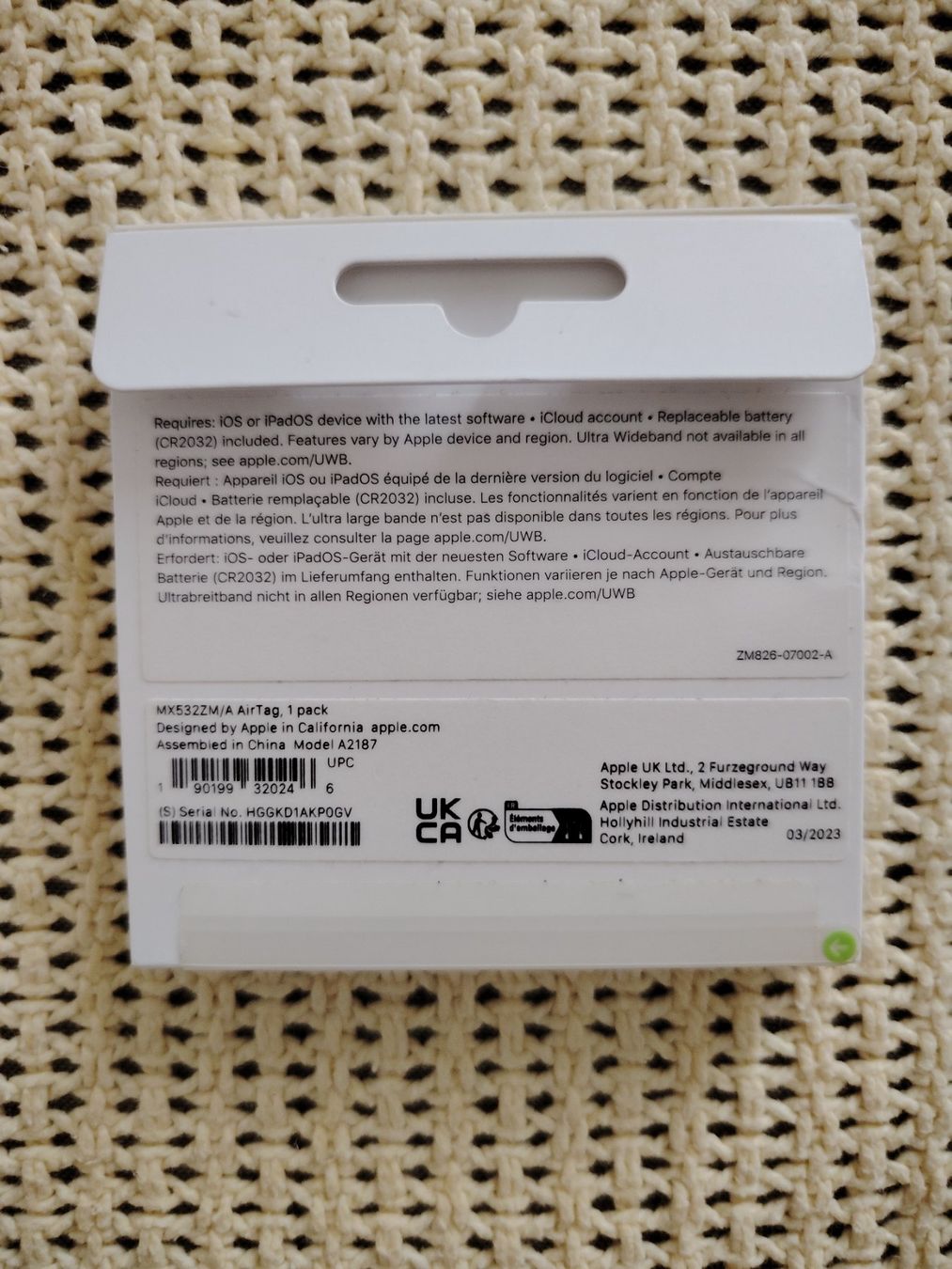 Apple Portachiavi: Apple AirTag Bluetooth Tracker Neu in Originalverpackung – Nuovo e nell'imballaggio originale da Langenthal venduto da nel_yth6 1