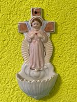 Weihwassergefäss antik JESUS Figur Porzellan sakral