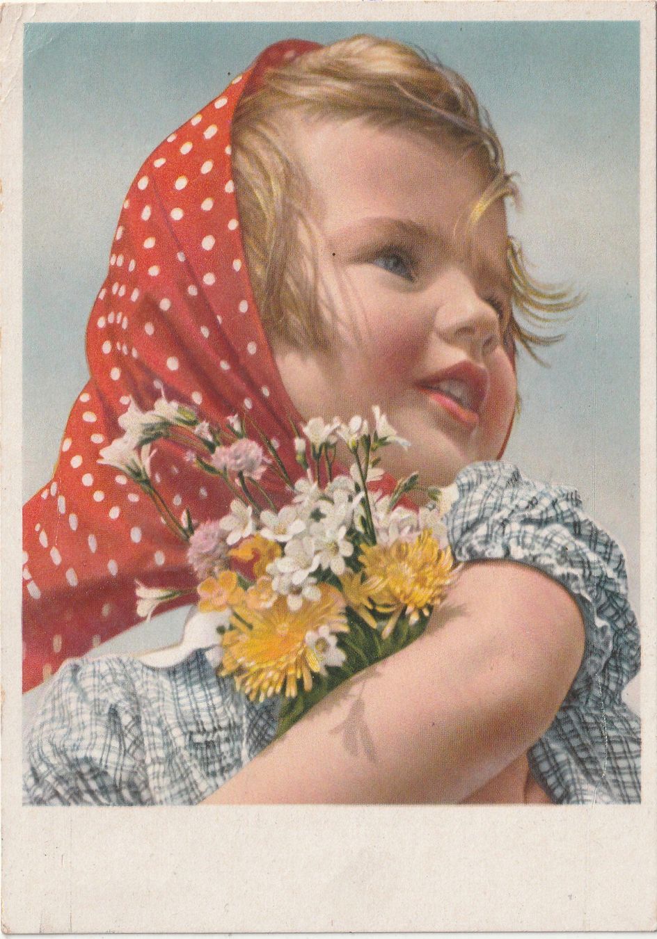 Cartoline postali: Kleines Mädchen – Usato da Lumbrein venduto da made02