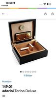 Adorini Torino Deluxe Humidor  Schwarz