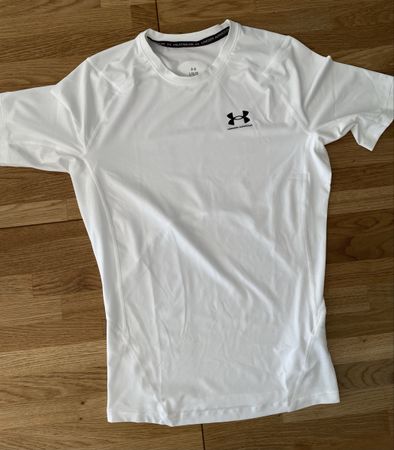 Under Armour Funktionsshirt weiss Grösse L Heatgear neu