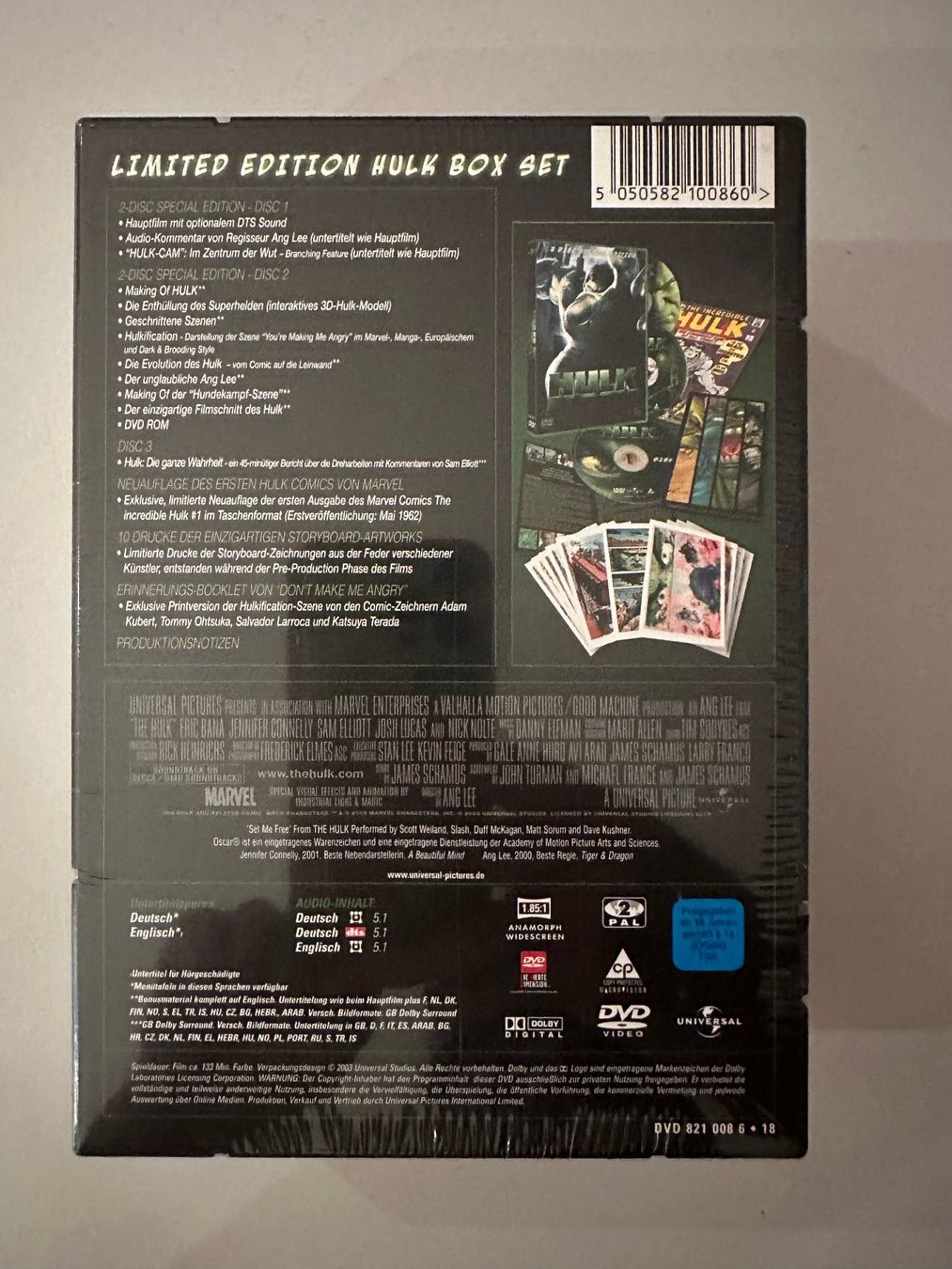 Alle DVDs: Limited Edition Hulk Box Set Marvel DVD NEU & OVP 2003 – Neu und originalverpackt aus Vordemwald von MoviesAndGames 2