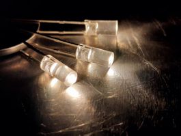 Zylinder-LED warmweiss 3mm, 25 Stück
