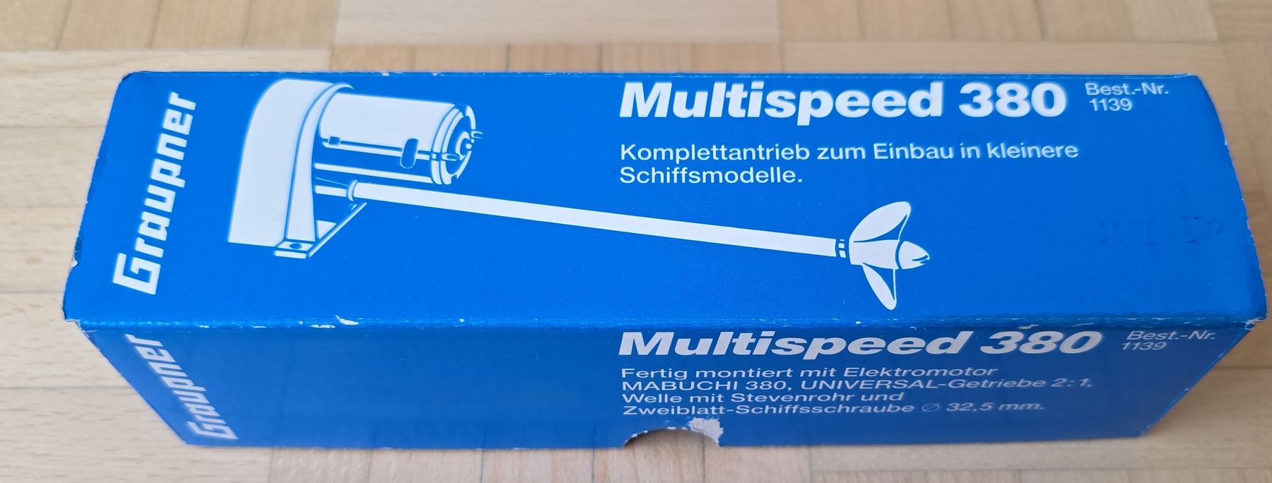 Graupner Modellismo RC: Graupner Multispeed 380 Schiffsantrieb gebraucht – Nuovo (secondo la descrizione) da Laufen venduto da noosfer 1