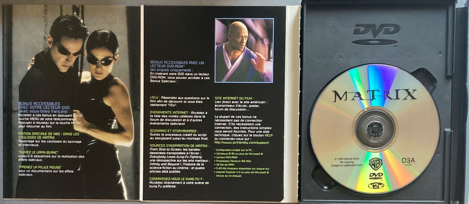 Tutti i DVDs: MATRIX - CROIRE A L'NCROYABLE – Usato da Poliez-Pittet venduto da Newtown-Records 2